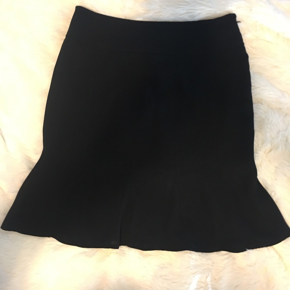 INC 6p Fit and Flare kick pleat skirt